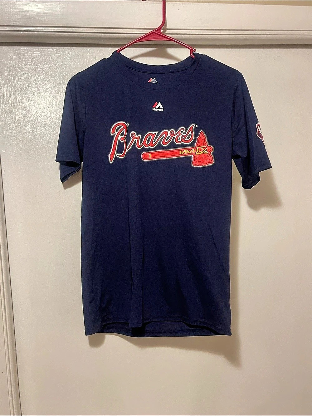 Majestic Atlanta Braves #11 jersey Braves Jersey boys Size 14/16